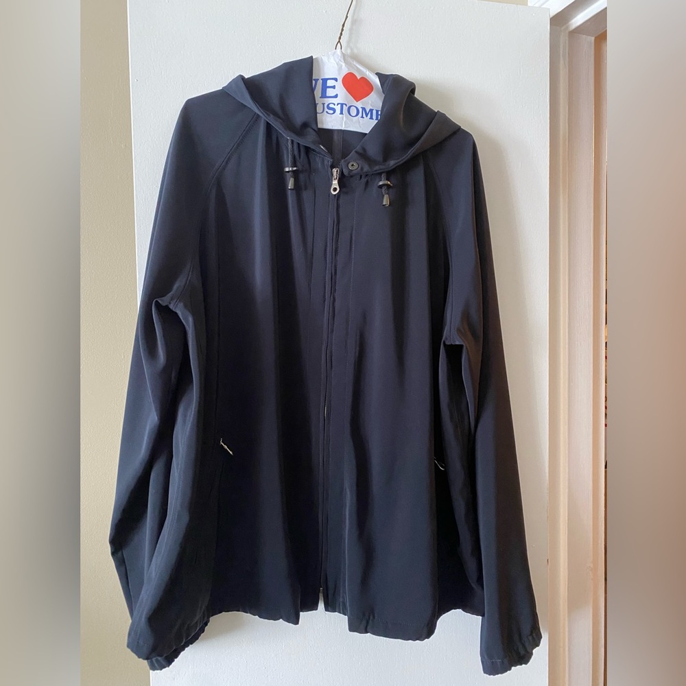 Vintage Emporio Armani Lightweight Jacket in Navy - size L/XL